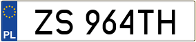 Truck License Plate
